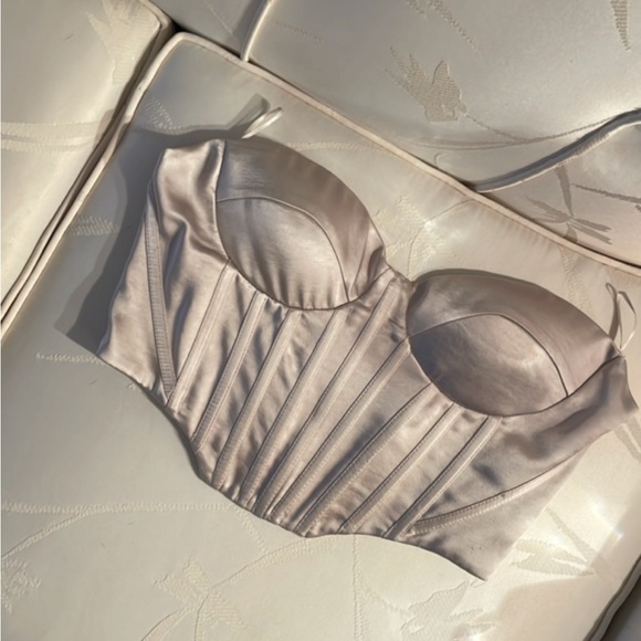 New Zara | Corset Satin Effect Top - Picture 17 of 17